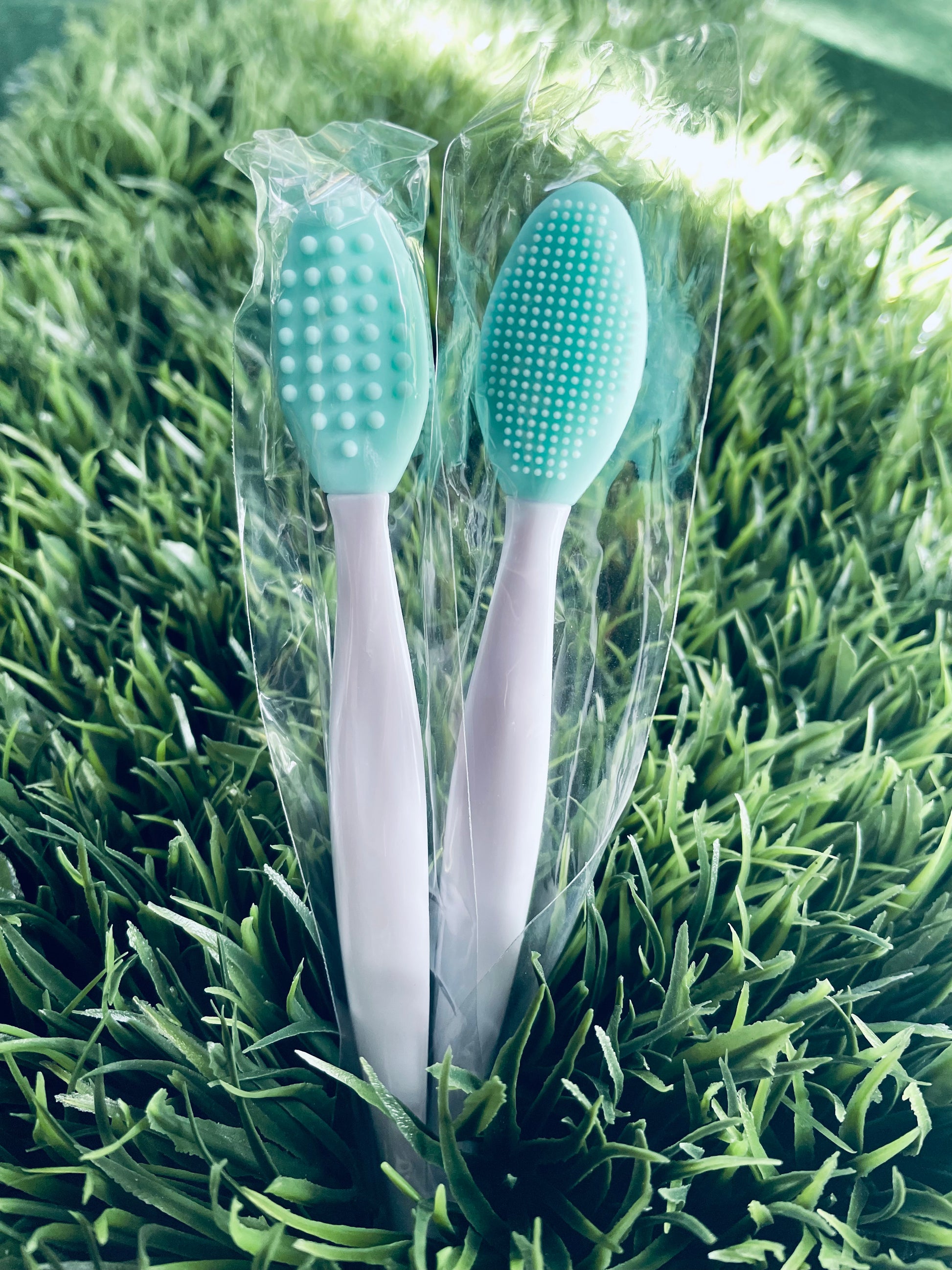 Lip Nose Exfoliating Scrub Brush Silicone Double-Sided Soft Face Clean  Tools